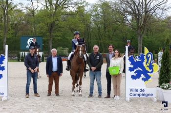 Jessica Hewlett claims third in the Young Rider Grand Prix with Ilmar HBC
